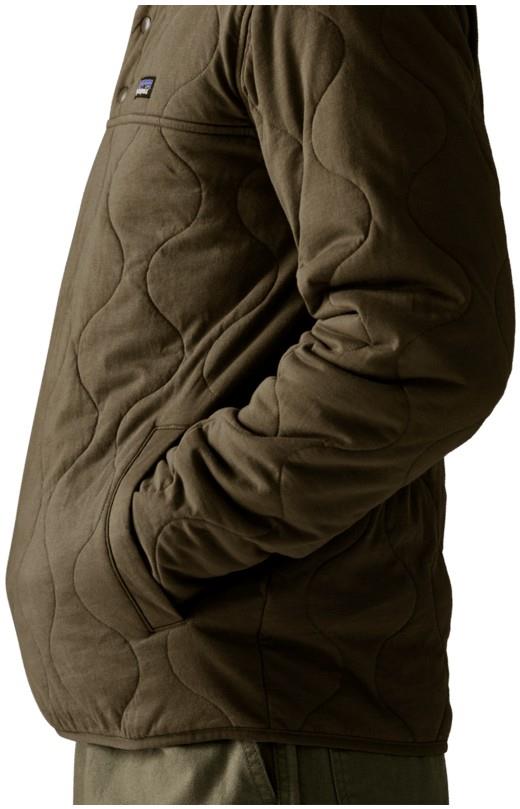 Daily Quilted Snap Tee Pullover - Mens - basin green 1