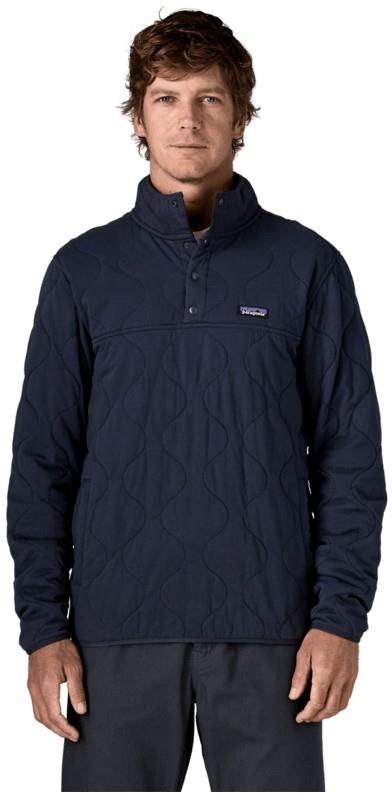 Daily Quilted Snap Tee Pullover - Mens - new navy 1