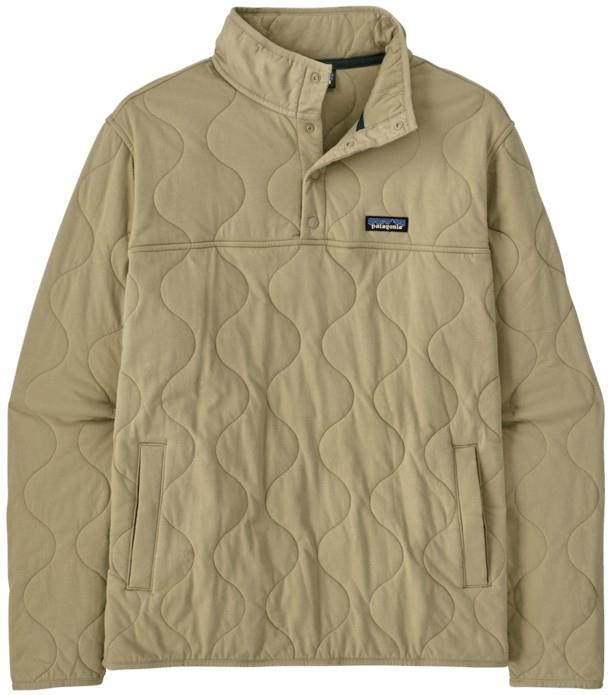 Daily Quilted Snap Tee Pullover - Mens - weathered stone 1