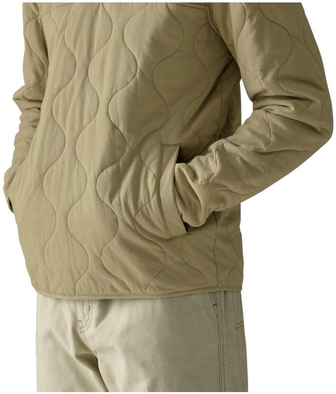 Daily Quilted Snap Tee Pullover - Mens - weathered stone 1