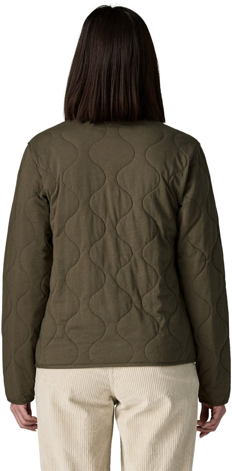 Daily Quilted Snap Tee Pullover - Womens - basin green 1