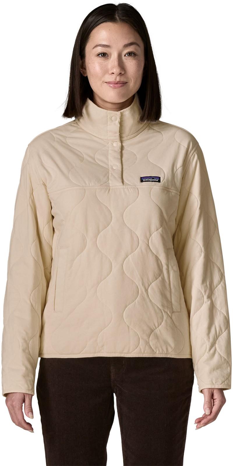Daily Quilted Snap Tee Pullover - Womens - natural 1