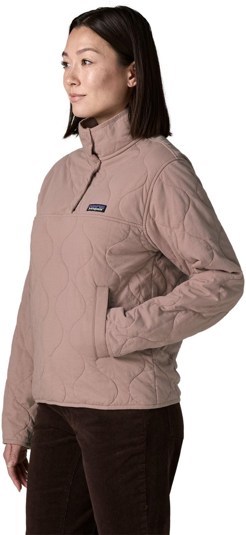 Daily Quilted Snap Tee Pullover - Womens - stingray mauve 1