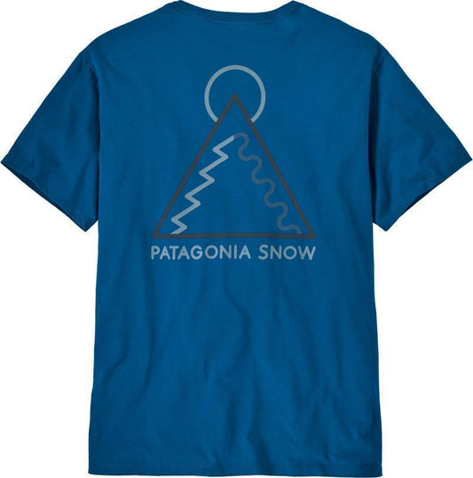 Dawn Tracks Organic T-Shirt - Unisex - Endless Blue 1