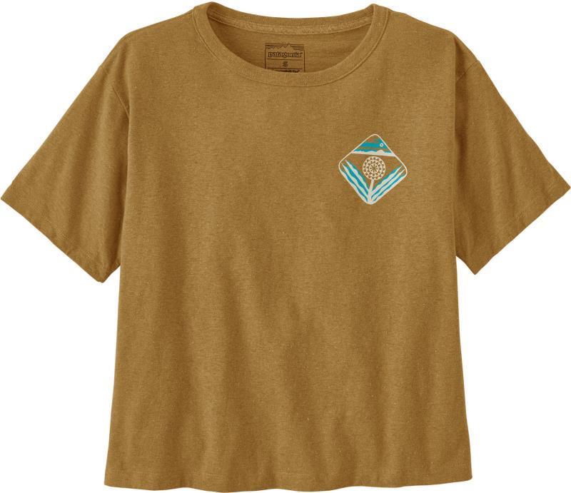 Dawn to Dusk Easy-Cut Responsibili-Tee - Womens - Pufferfish Gold 1