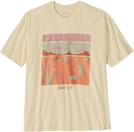 Desert Glow Oversized T-Shirt - Womens - undyed natural 1