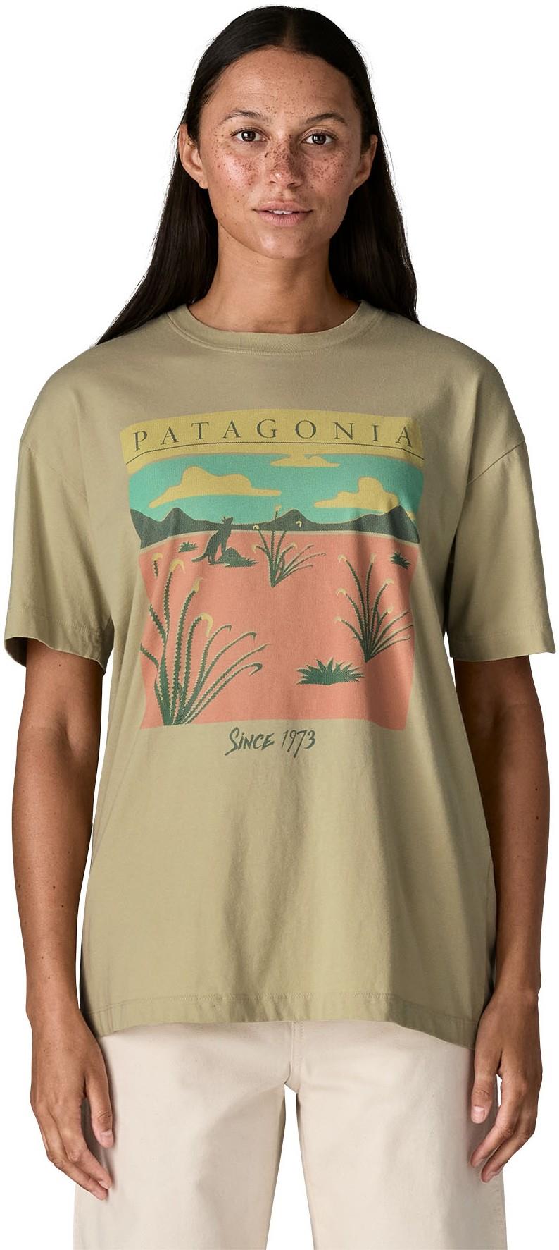 Desert Glow Oversized T-Shirt - Womens - weathered stone 1