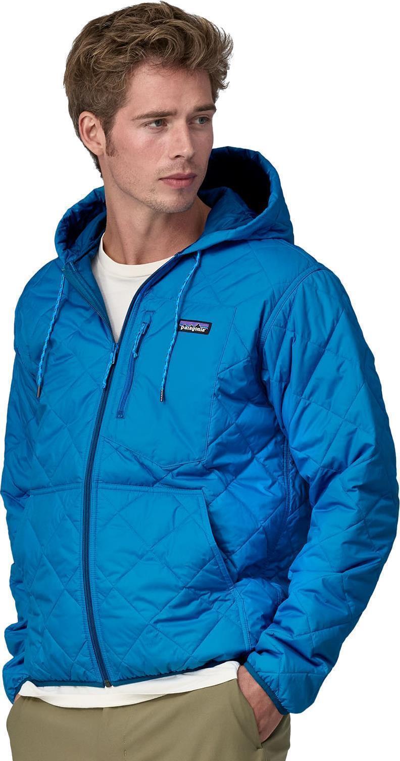 Diamond Quilted Bomber Hoody - Mens - Vessel Blue 2