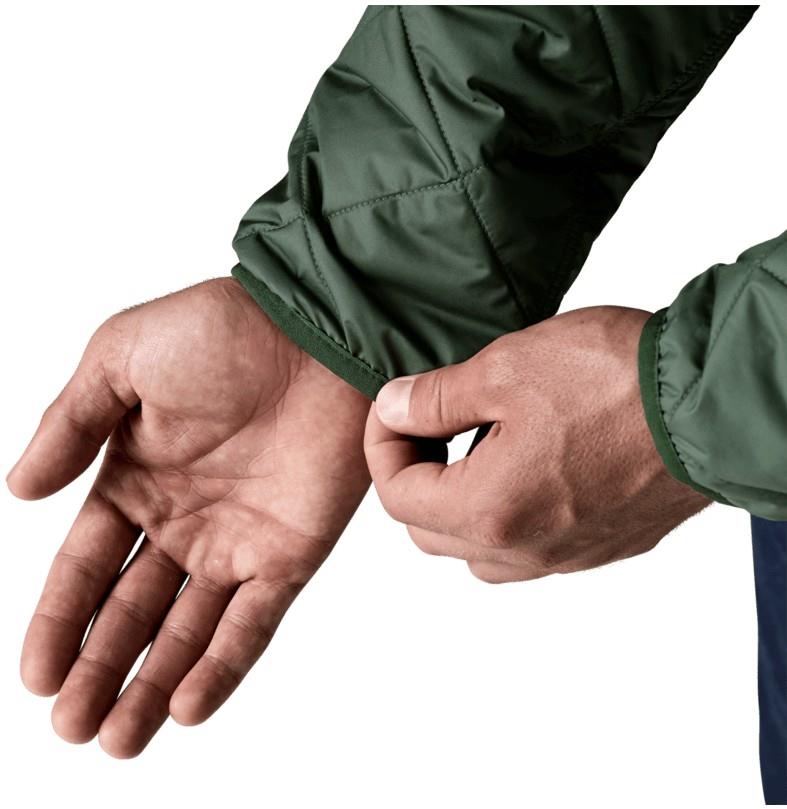 Diamond Quilted Bomber Hoody - Mens - canopy green 1