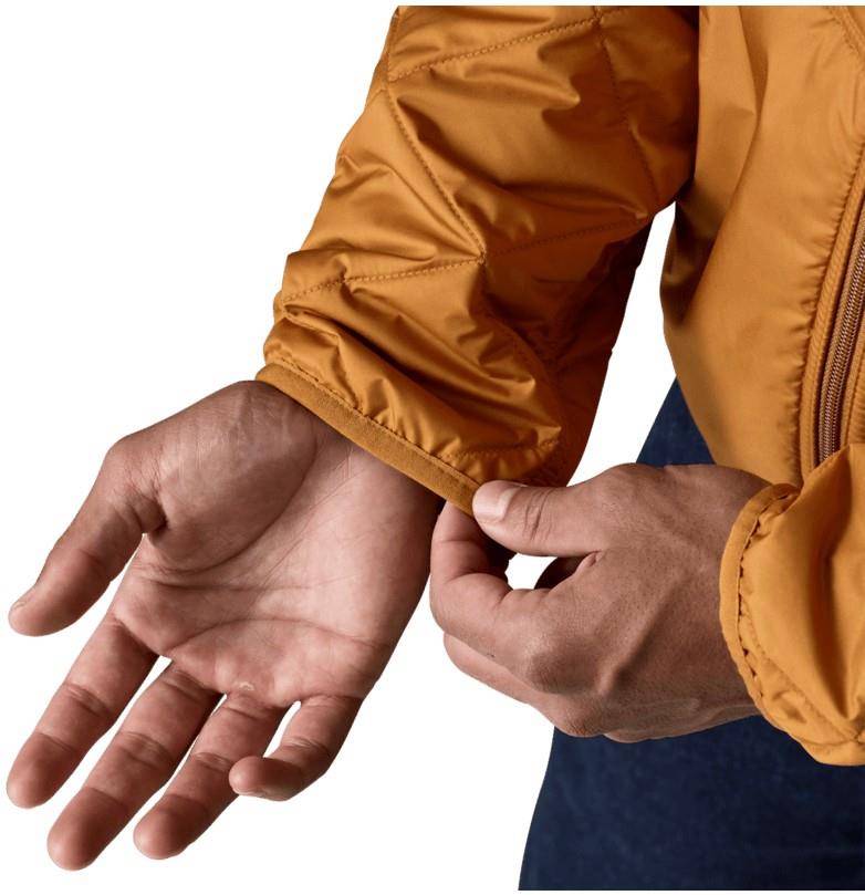 Diamond Quilted Bomber Hoody - Mens - cinnamon brown 1
