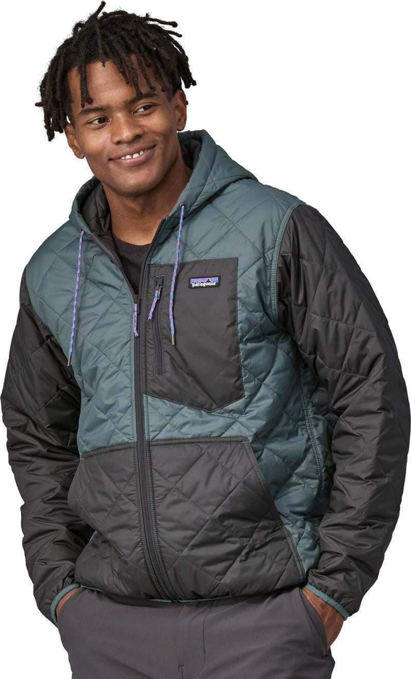 Diamond Quilted Bomber Hoody - Mens - nouveau green 1