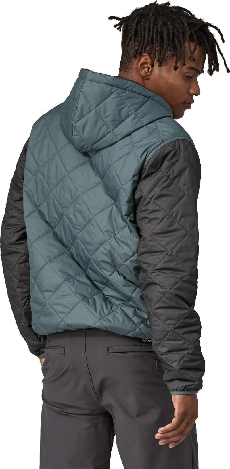 Diamond Quilted Bomber Hoody - Mens - nouveau green 1