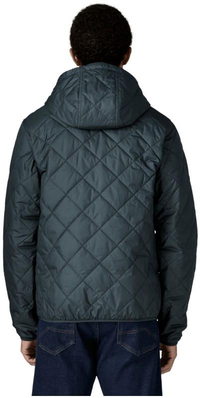 Diamond Quilted Bomber Hoody - Mens - summit blue 1