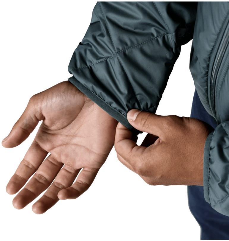 Diamond Quilted Bomber Hoody - Mens - summit blue 1