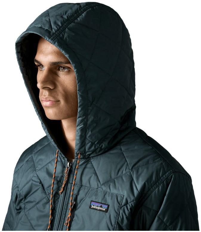 Diamond Quilted Bomber Hoody - Mens - summit blue 1