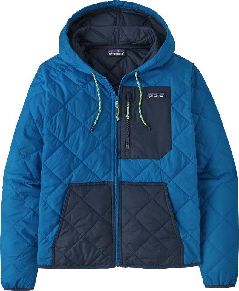 Diamond Quilted Bomber Hoody - Womens - Endless Blue 1