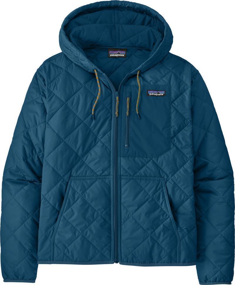 Diamond Quilted Bomber Hoody - Womens - Lagom Blue 1
