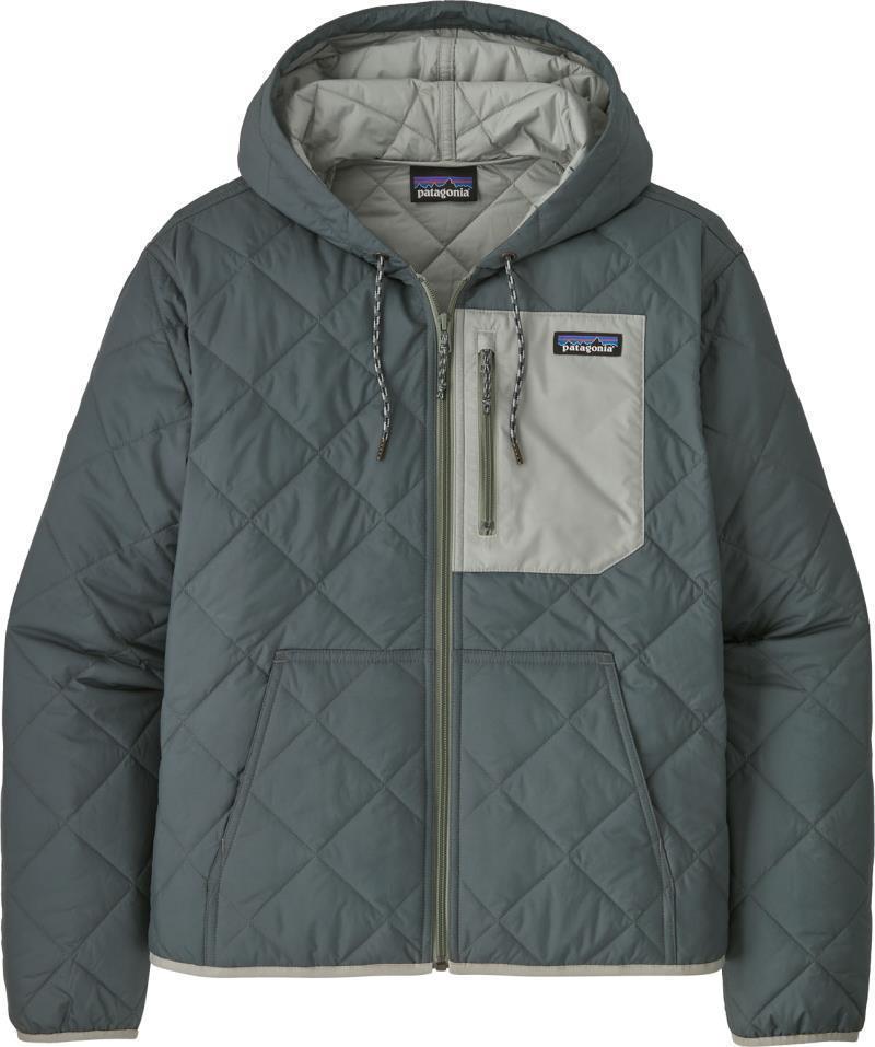Diamond Quilted Bomber Hoody - Womens - Nouveau Green 1