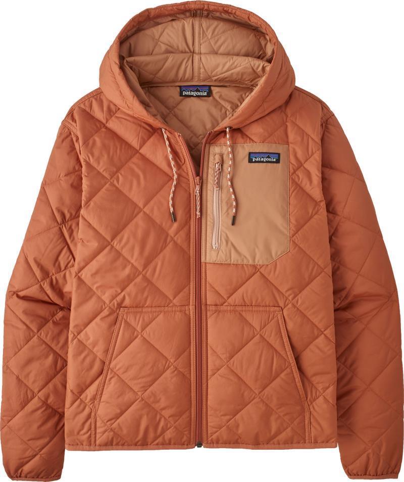 Diamond Quilted Bomber Hoody - Womens - Sienna Clay 1