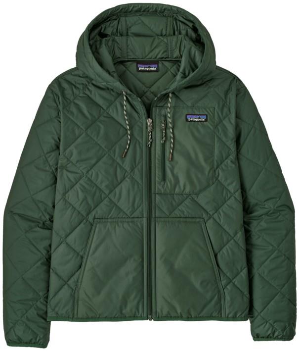 Diamond Quilted Bomber Hoody - Womens - canopy green 1