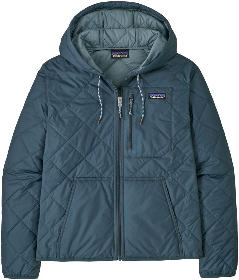 Diamond Quilted Bomber Hoody - Womens - summit blue 1