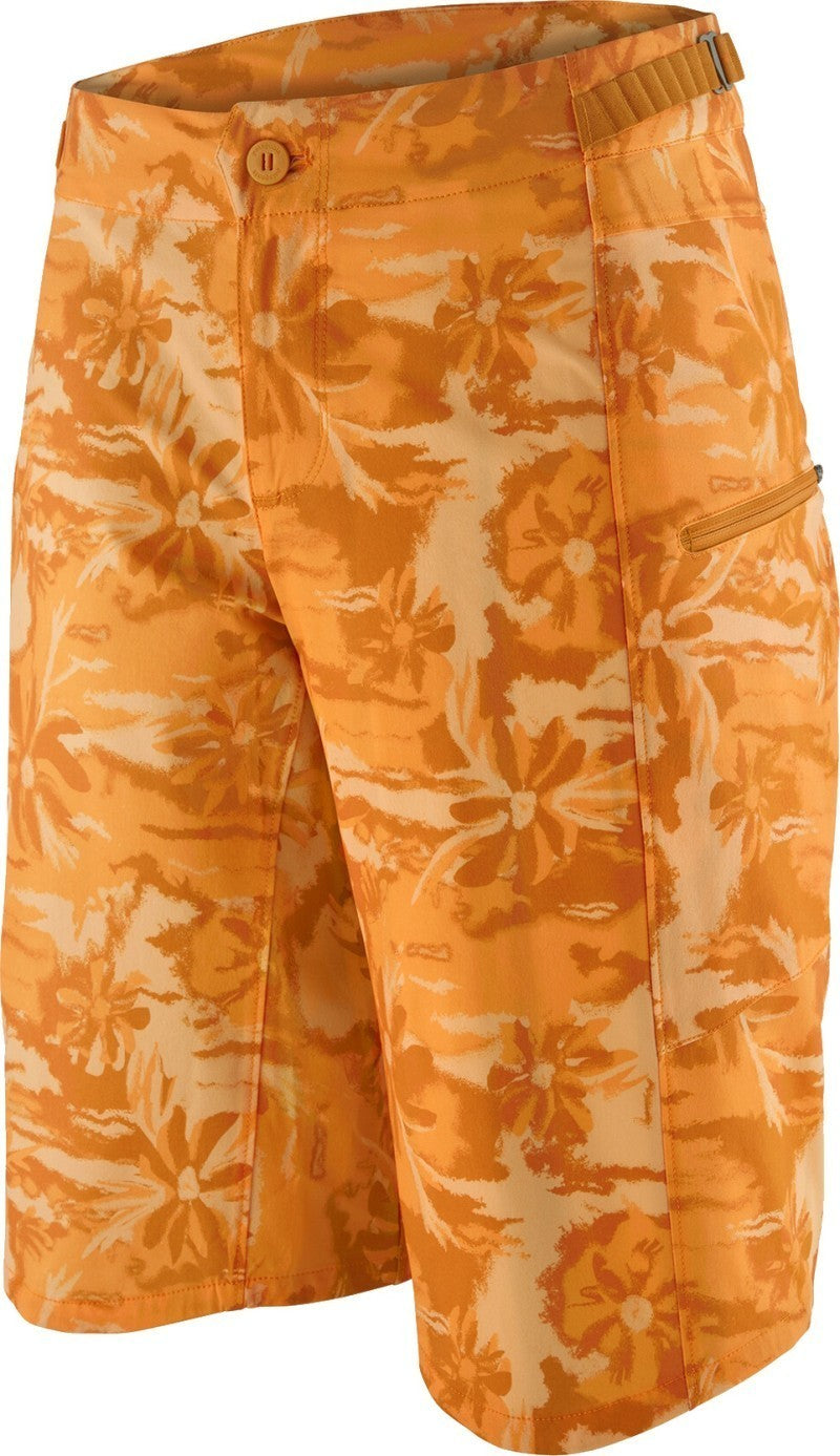 Dirt Craft Bike Shorts, 12.5" Inseam - Womens - cliffs and waves / golden caramel 1