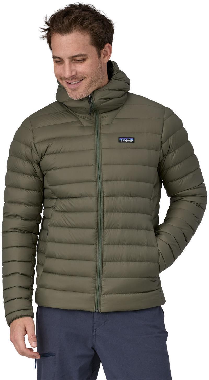 Down Sweater Hoody - Mens - Basin Green 2
