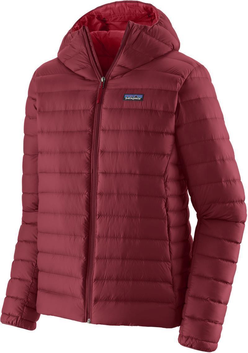 Down Sweater Hoody - Mens - Carmine Red 1