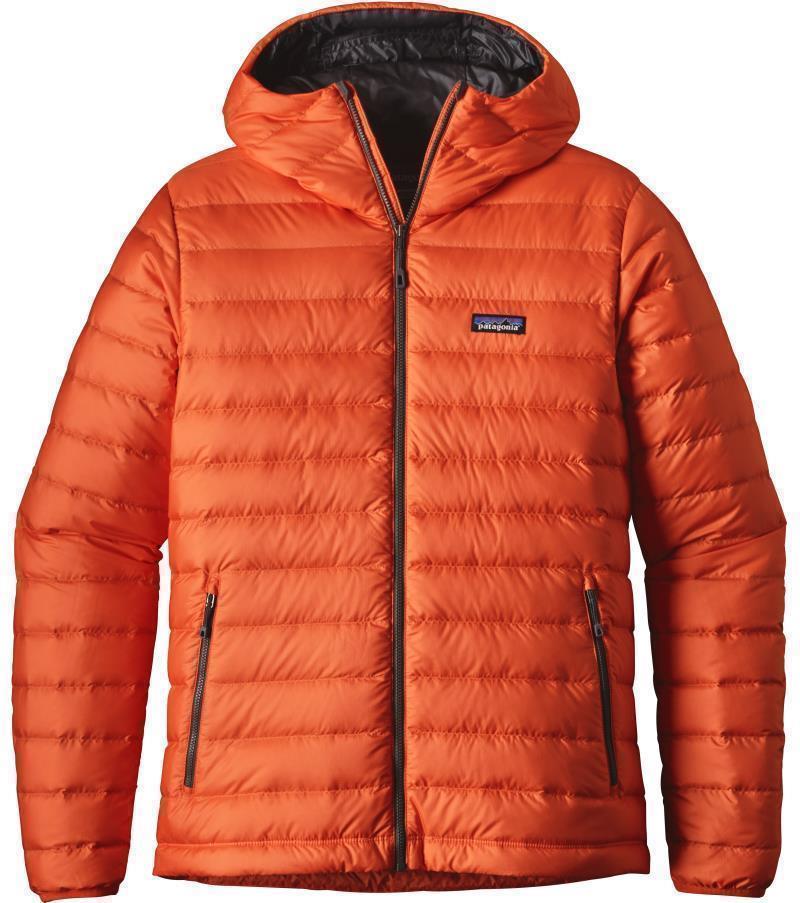 Down Sweater Hoody - Mens - Cusco Orange 1