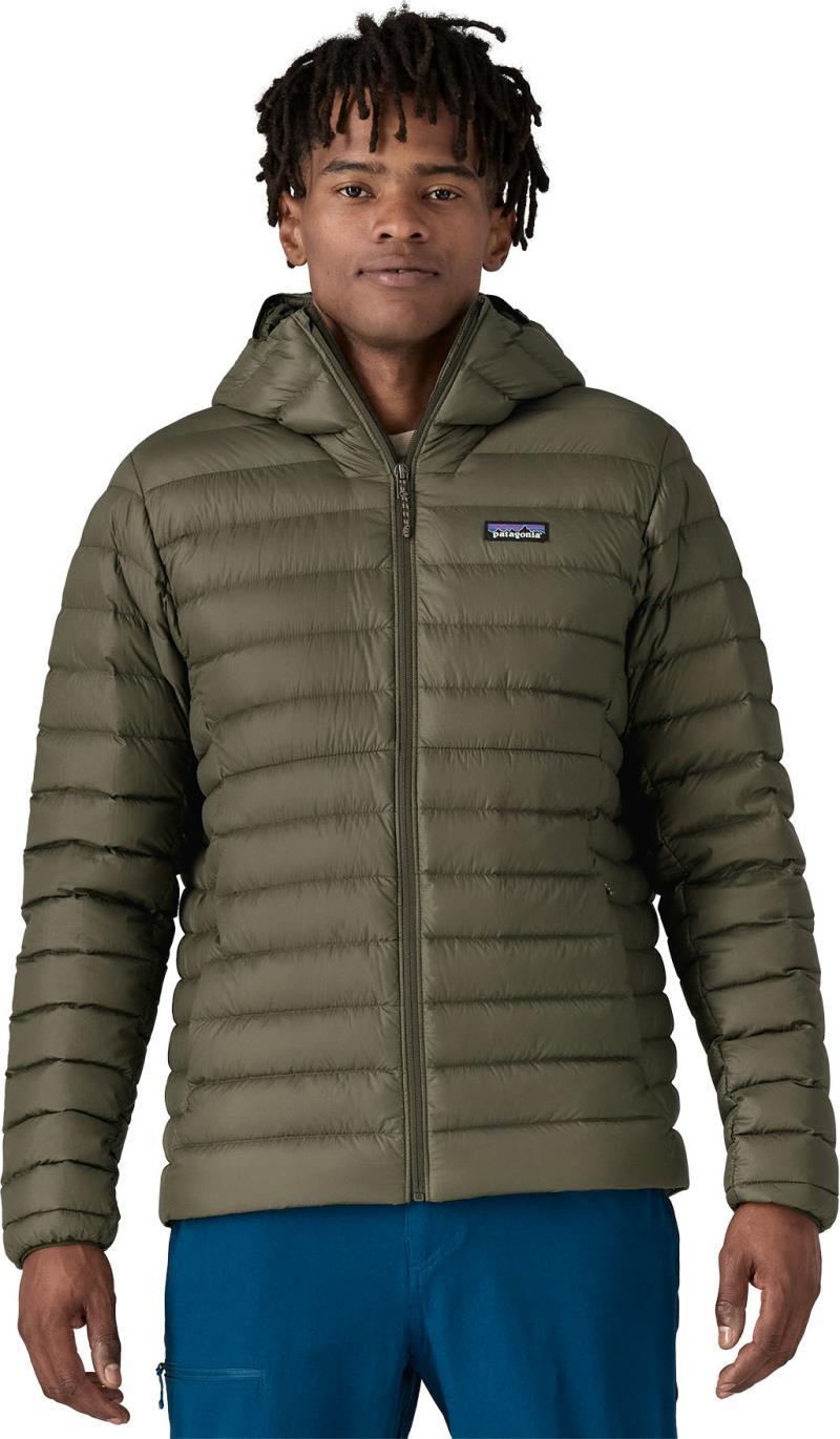 Down Sweater Hoody - Mens - Pine Needle Green 2
