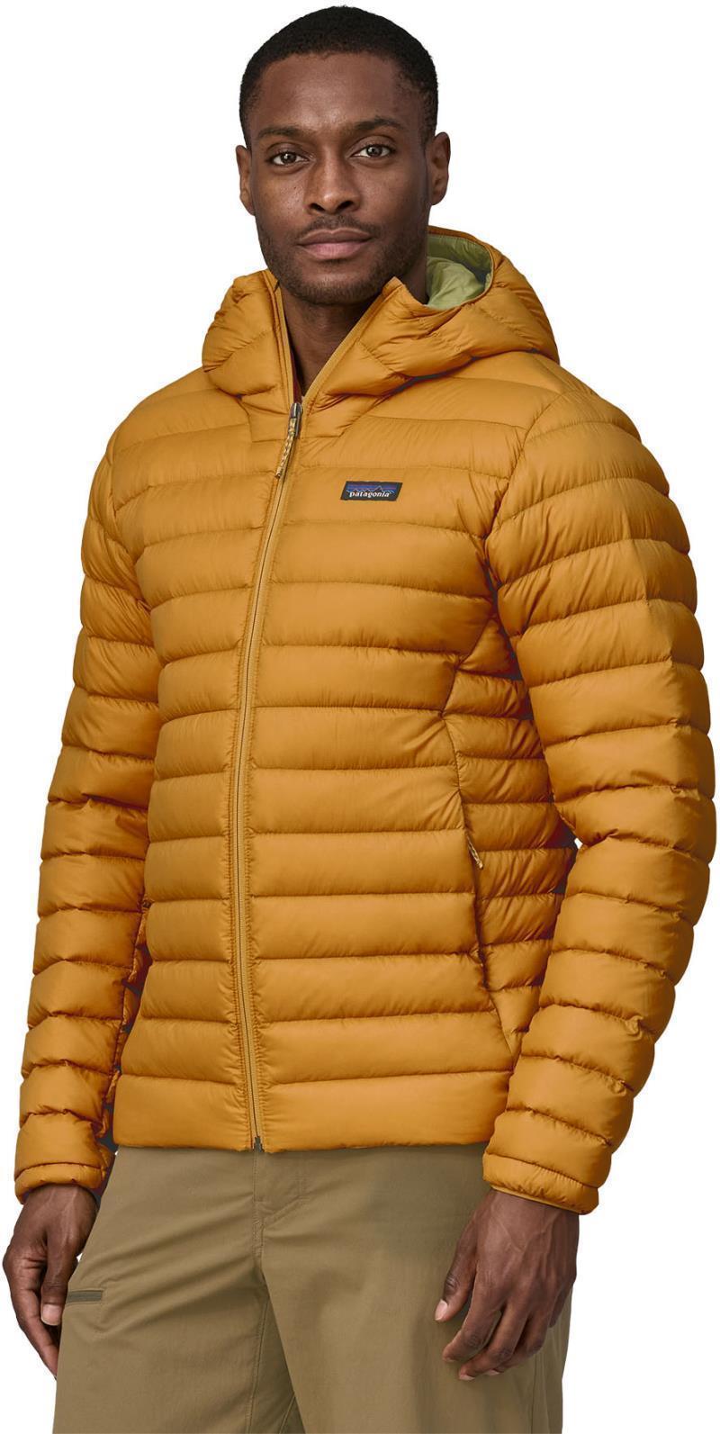 Down Sweater Hoody - Mens - Pufferfish Gold 2
