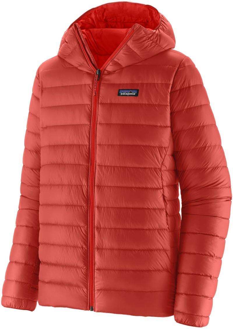 Down Sweater Hoody - Mens - amanita red 1