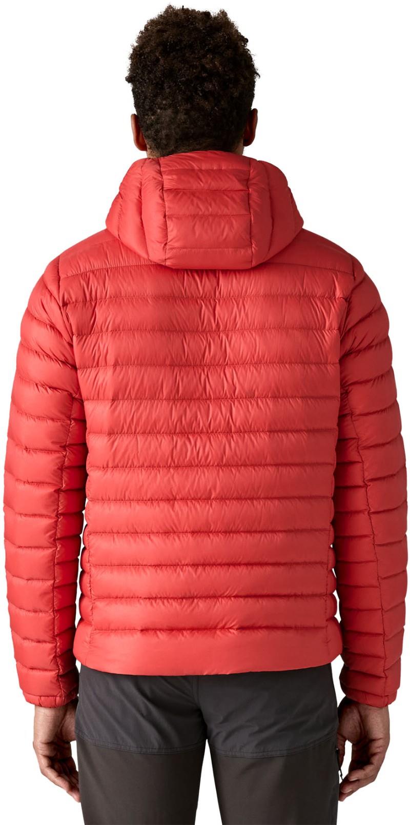Down Sweater Hoody - Mens - amanita red 1
