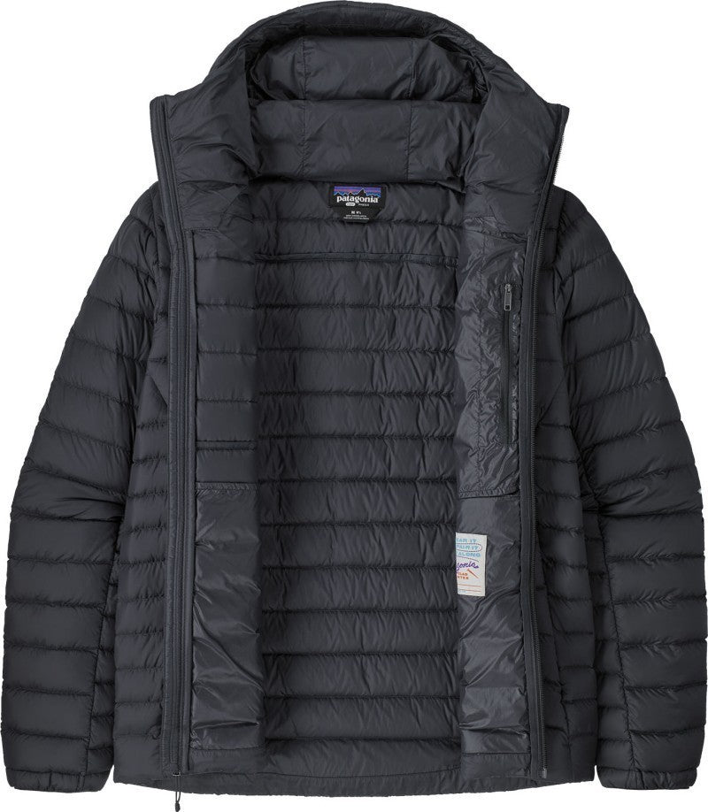 Down Sweater Hoody - Mens - black 1
