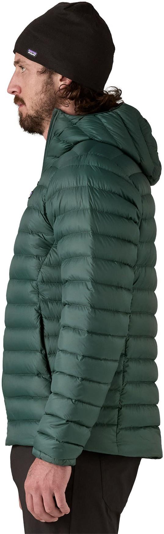 Down Sweater Hoody - Mens - cascade green 1