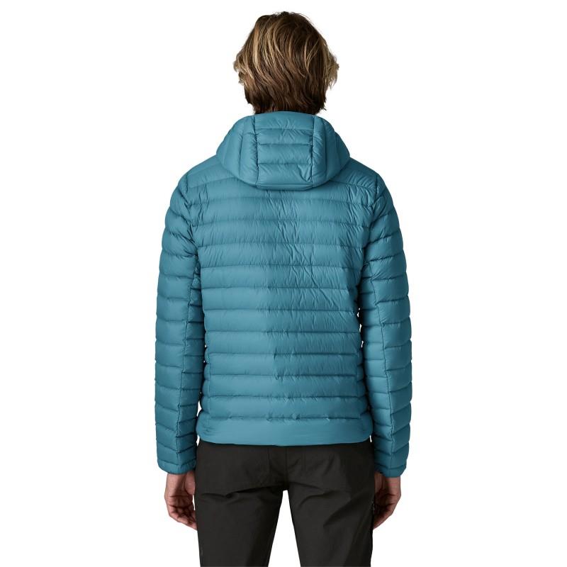 Down Sweater Hoody - Mens - glacial blue 1