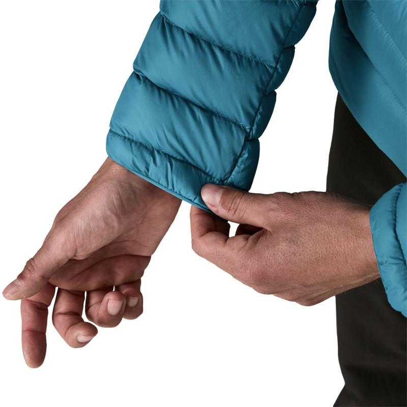 Down Sweater Hoody - Mens - glacial blue 1