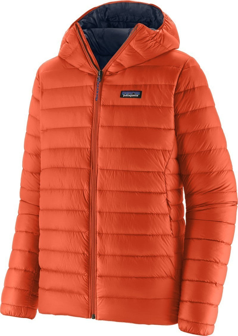 Down Sweater Hoody - Mens - pollinator orange 1