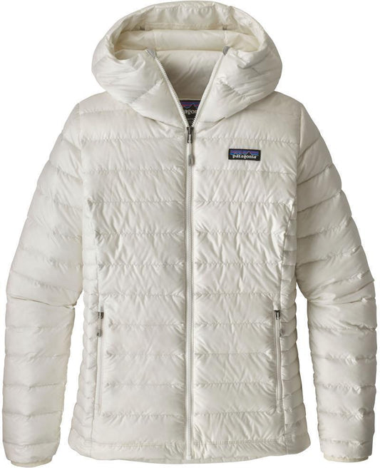 Down Sweater Hoody - Womens - Birch White 1