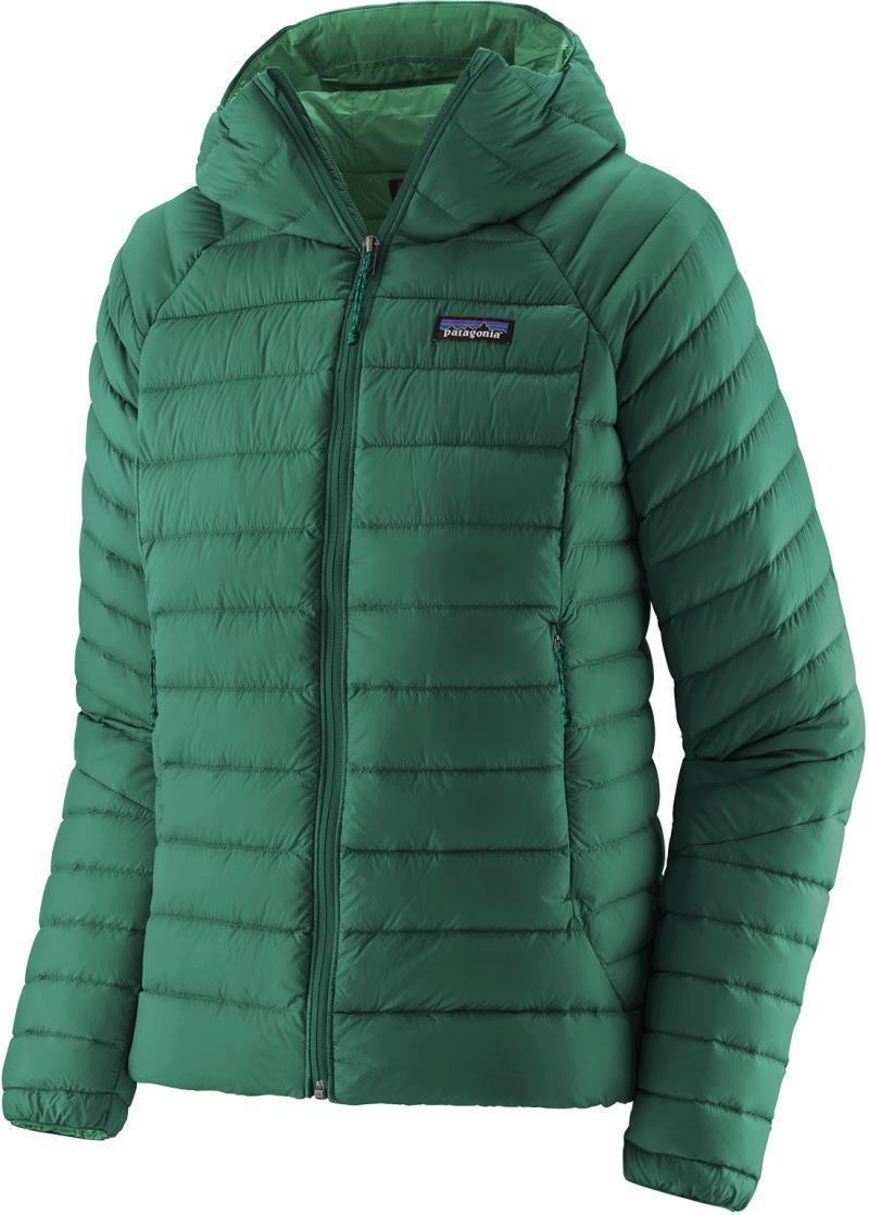 Down Sweater Hoody - Womens - Conifer Green 1