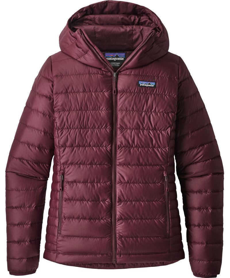 Down Sweater Hoody - Womens - Dark Currant 1