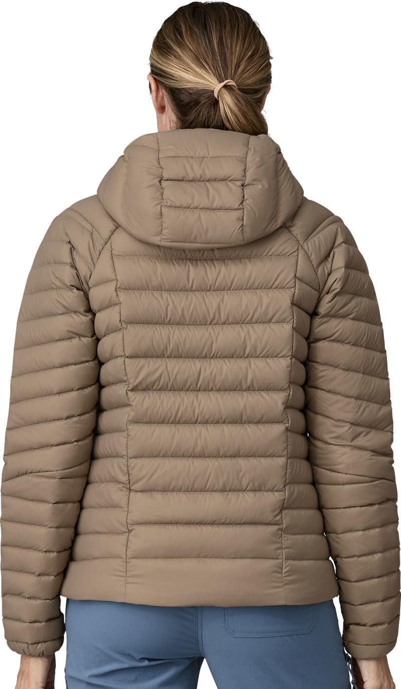 Down Sweater Hoody - Womens - Seabird Grey 3