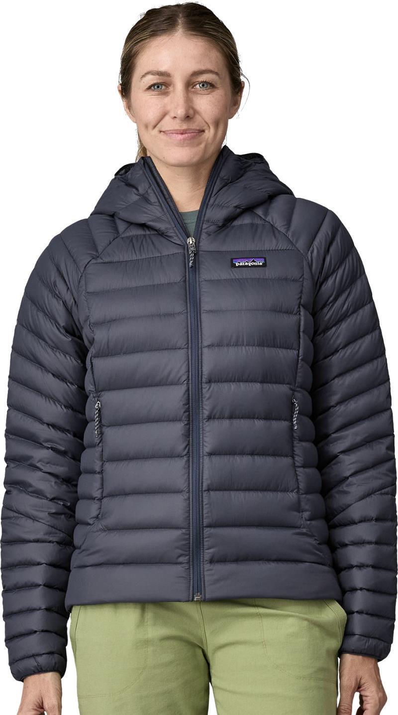 Down Sweater Hoody - Womens - Smolder Blue 2