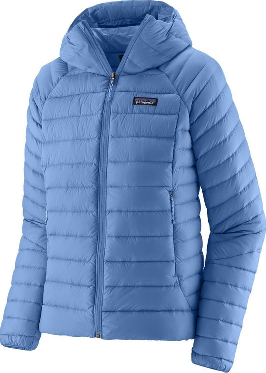 Down Sweater Hoody - Womens - abundant blue 1