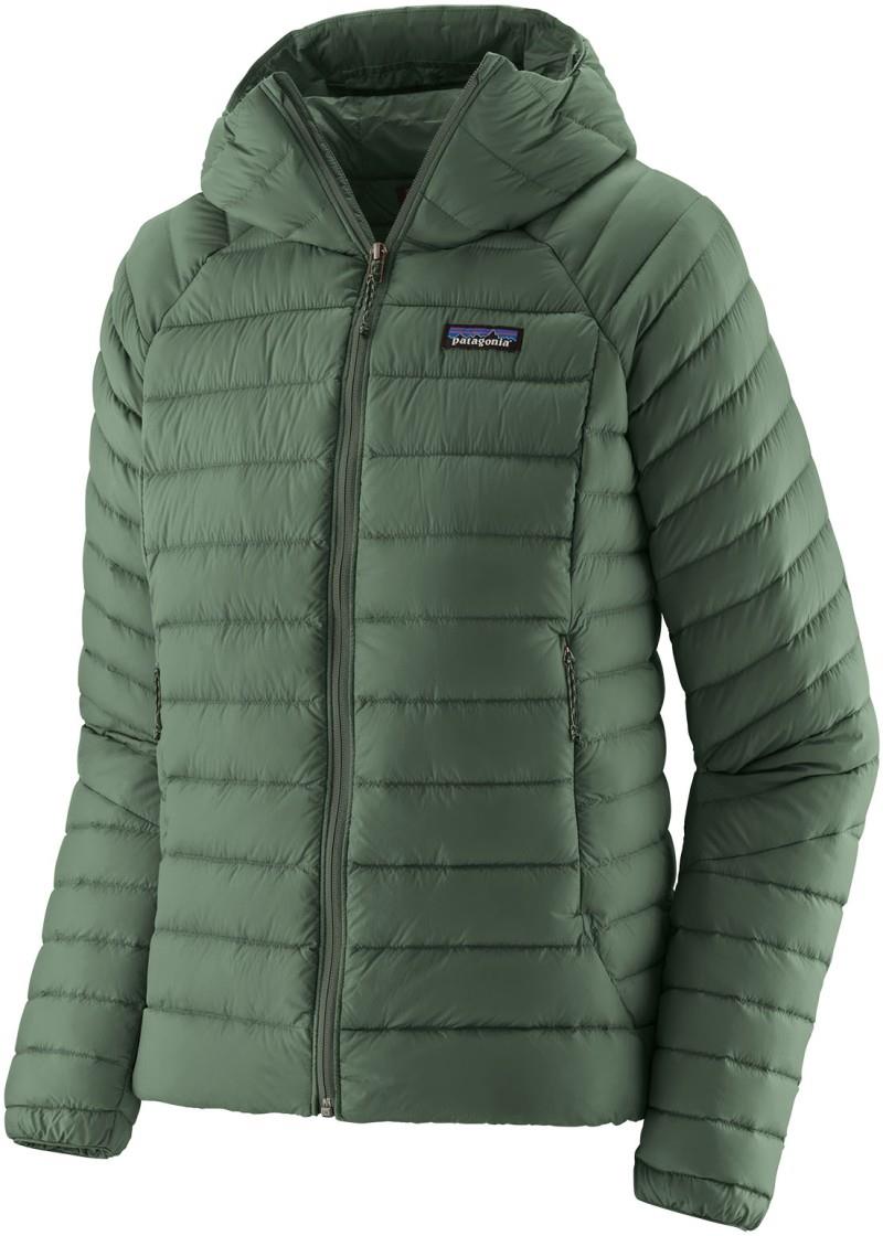 Down Sweater Hoody - Womens - canopy green 1