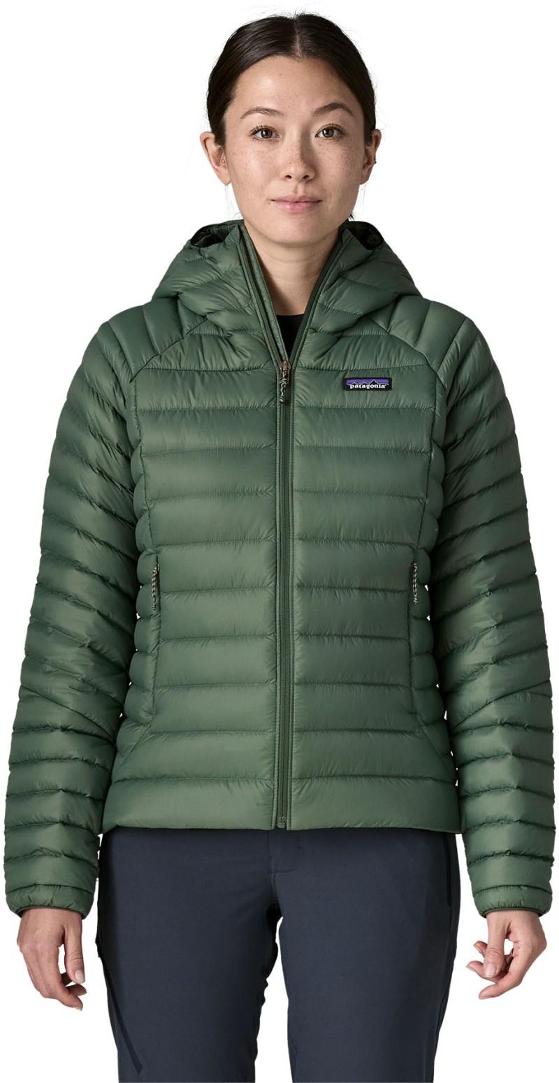 Down Sweater Hoody - Womens - canopy green 1