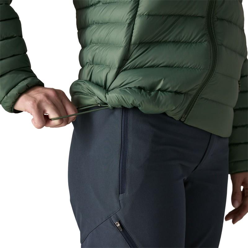 Down Sweater Hoody - Womens - canopy green 1