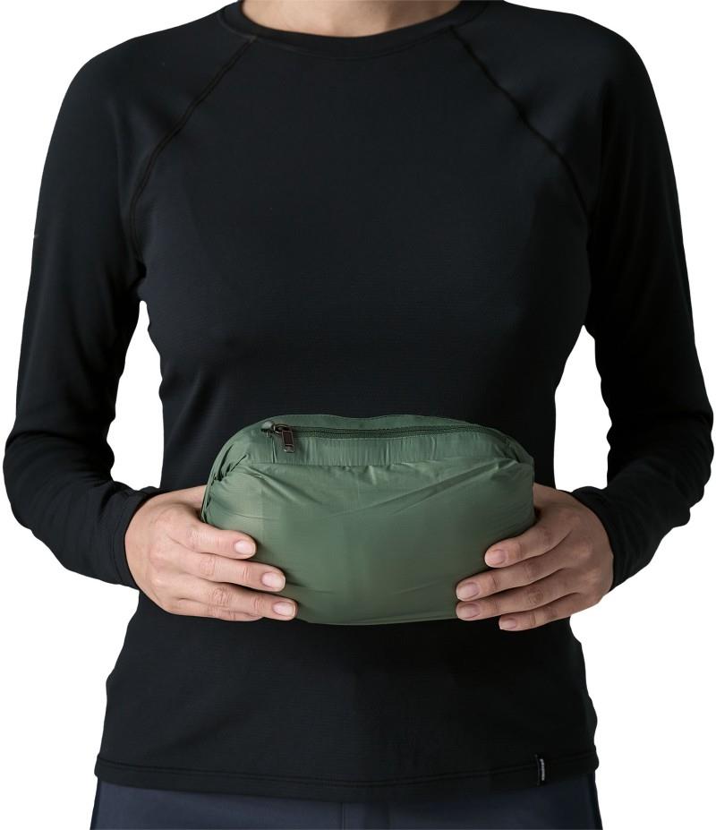 Down Sweater Hoody - Womens - canopy green 1