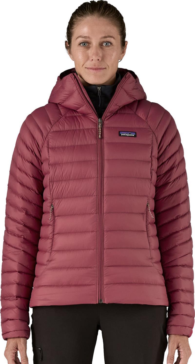 Down Sweater Hoody - Womens - marion red 1