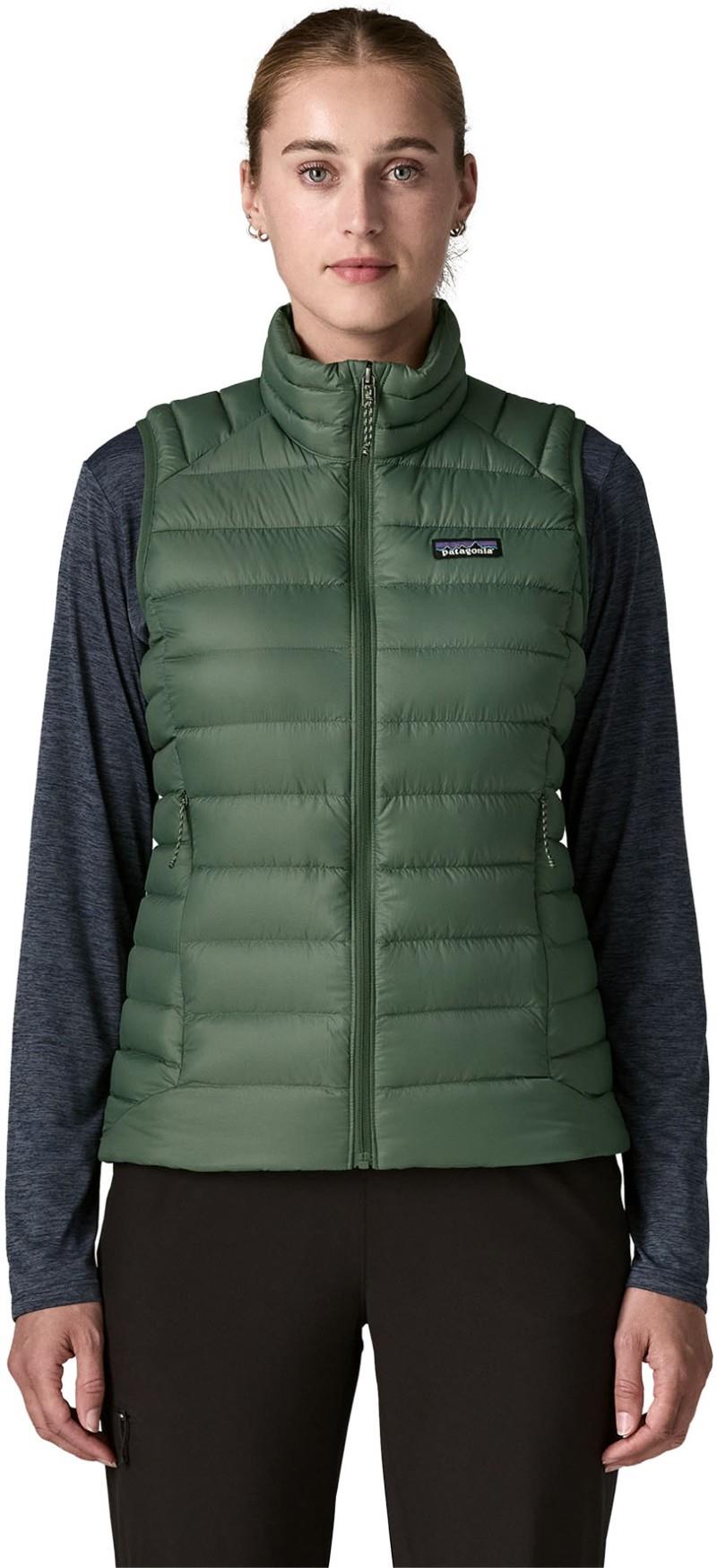 Down Sweater Vest - Womens - canopy green 1